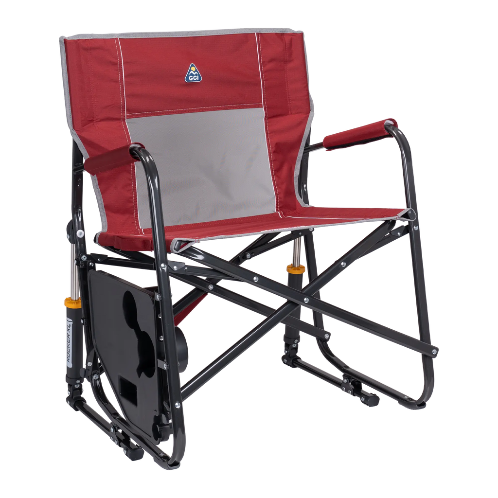 Ultra-Comfortable Freestyle Rocker XL with Side Table - Rocker Chair for Camping & Lawns Detail