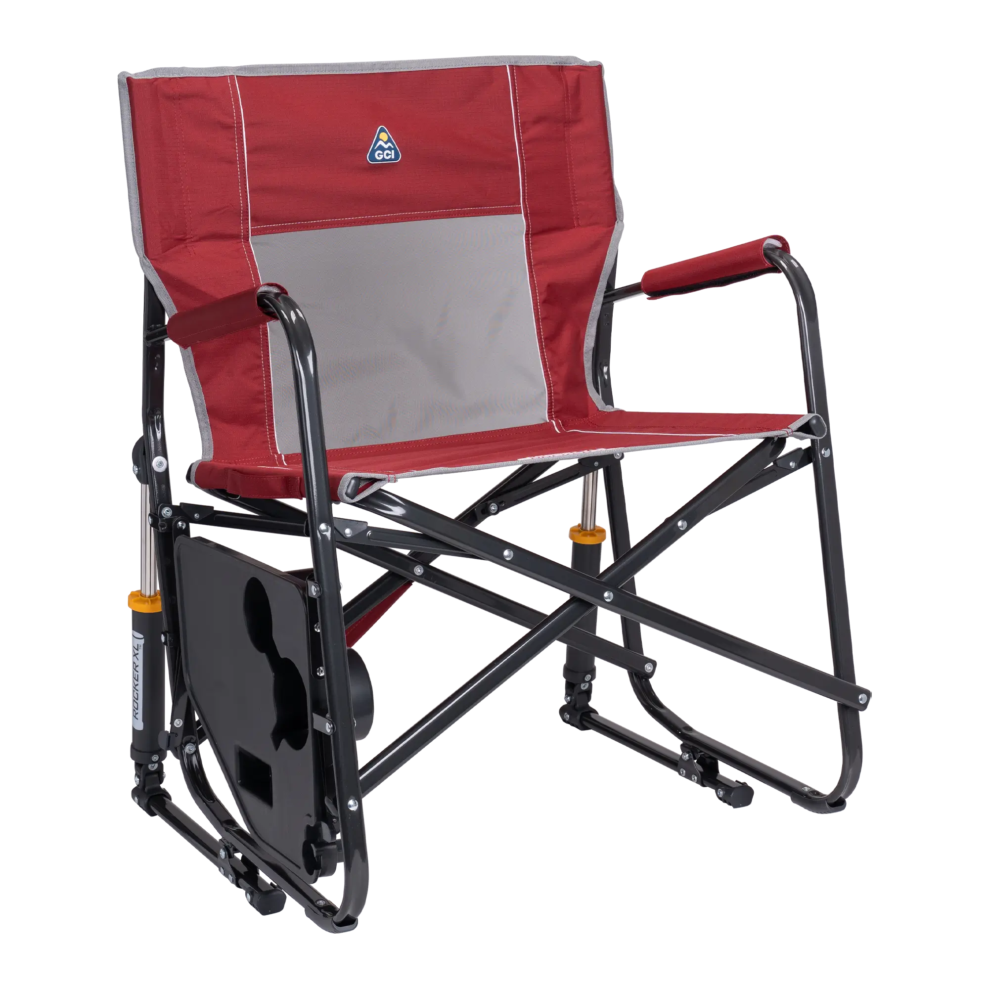 Ultra-Comfortable Freestyle Rocker XL with Side Table - Rocker Chair for Camping & Lawns Detail