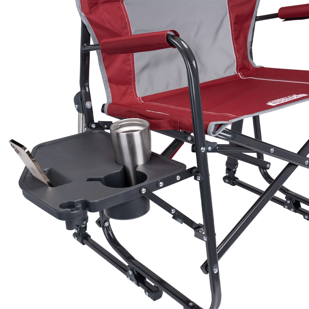 Ultra-Comfortable Freestyle Rocker XL with Side Table - Rocker Chair for Camping & Lawns Detail