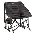 Premium All-Weather Puff Rocker - Outdoor Rocking Chairs with Dynamic Comfort Edge - Black