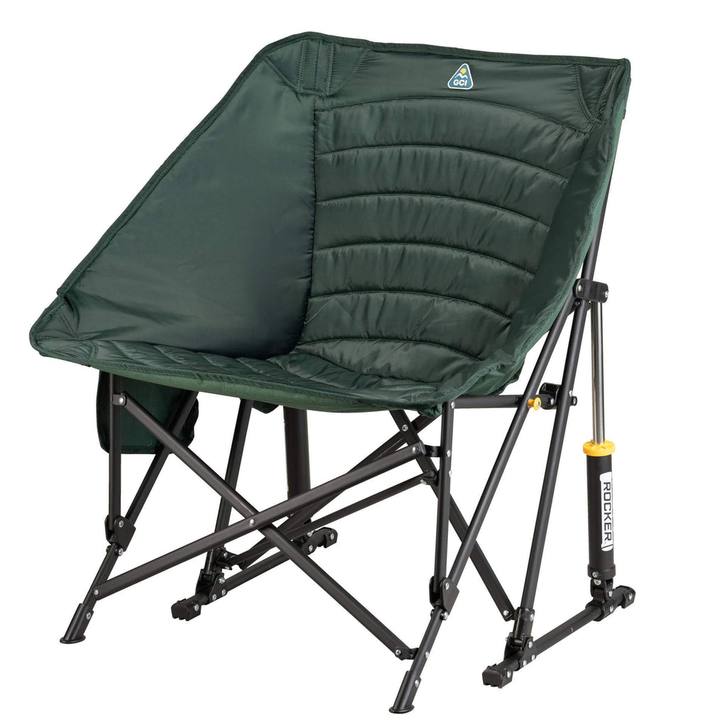 Premium All-Weather Puff Rocker - Outdoor Rocking Chairs with Dynamic Comfort Edge Detail