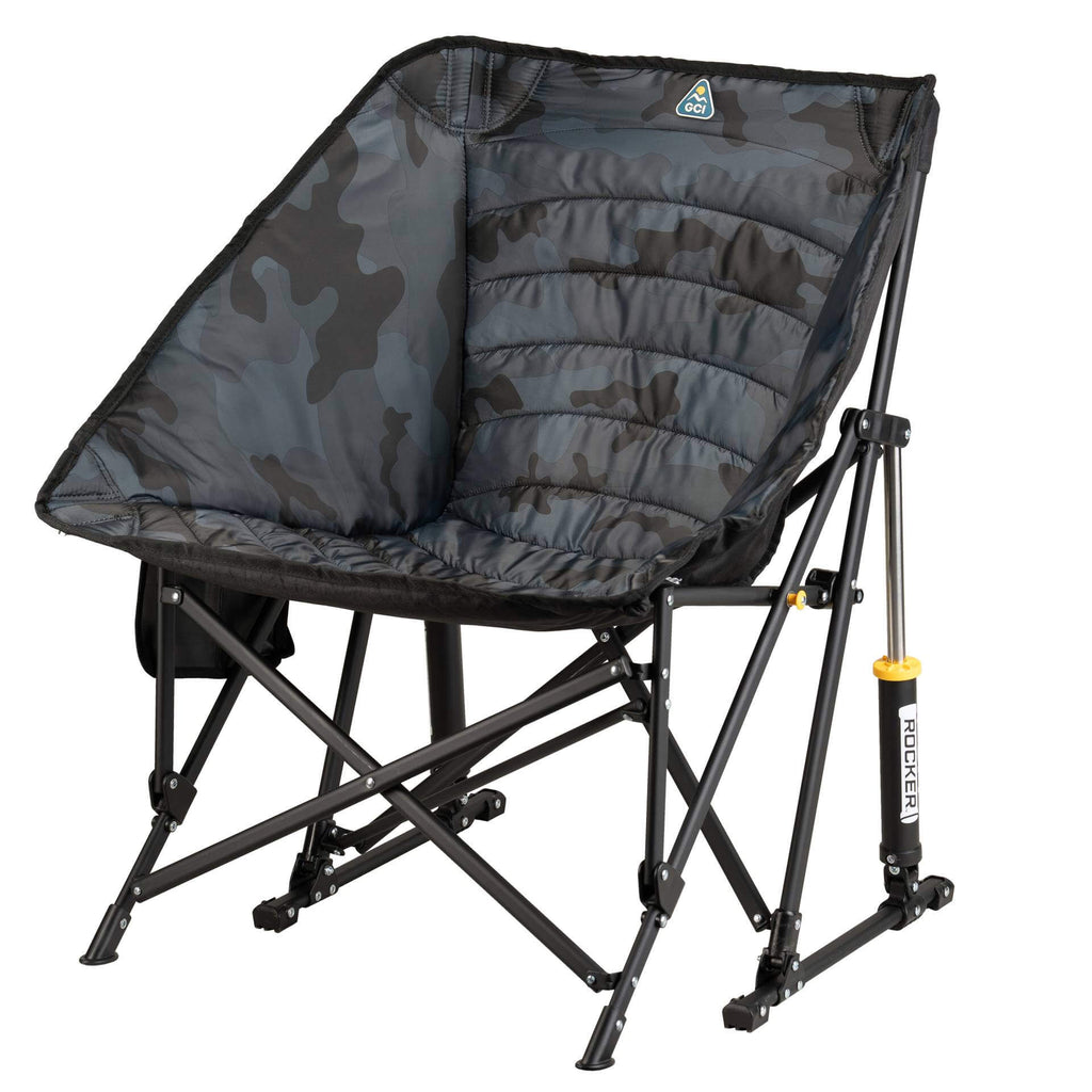 Premium All-Weather Puff Rocker - Outdoor Rocking Chairs with Dynamic Comfort Edge Detail