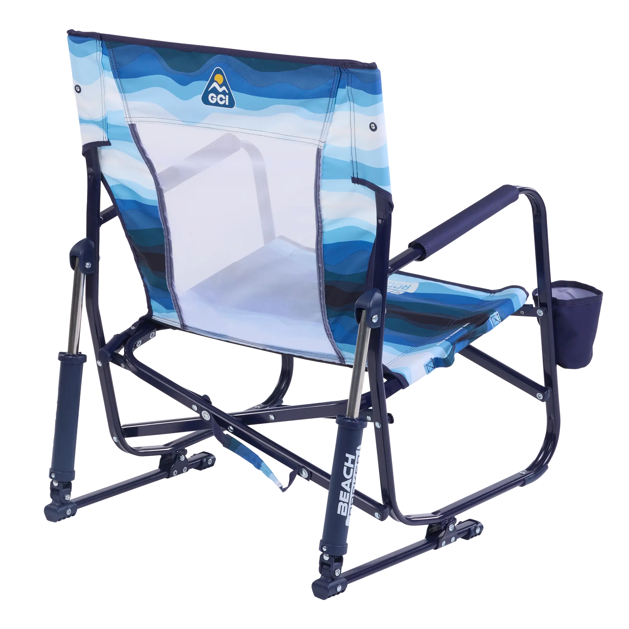 Ergonomic Portable Beach Rocker - Outdoor Rocking Chairs with Dynamic Comfort Edge Detail