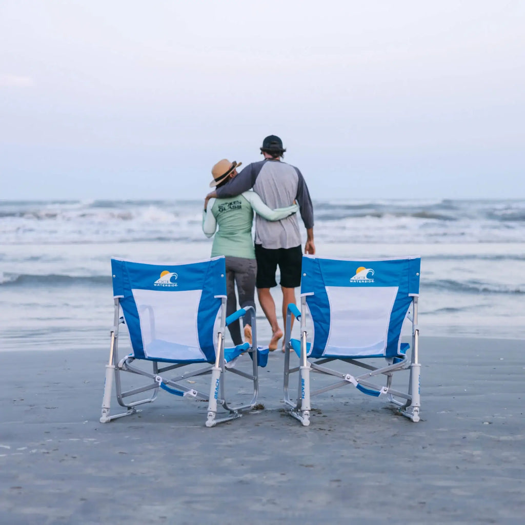 Ultra-Comfortable Beach Rocker Bundle - Folding Rocking Chair - Perfect for Tailgating Detail