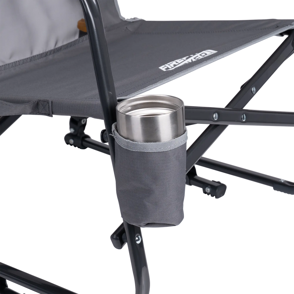 Premium All-Weather FirePit Rocker - Rocker Chair for Camping & Lawns Detail