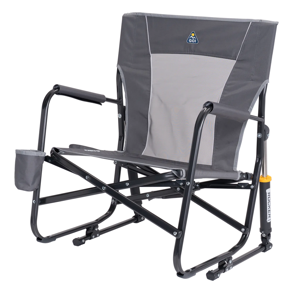 Premium All-Weather FirePit Rocker - Rocker Chair for Camping & Lawns Detail
