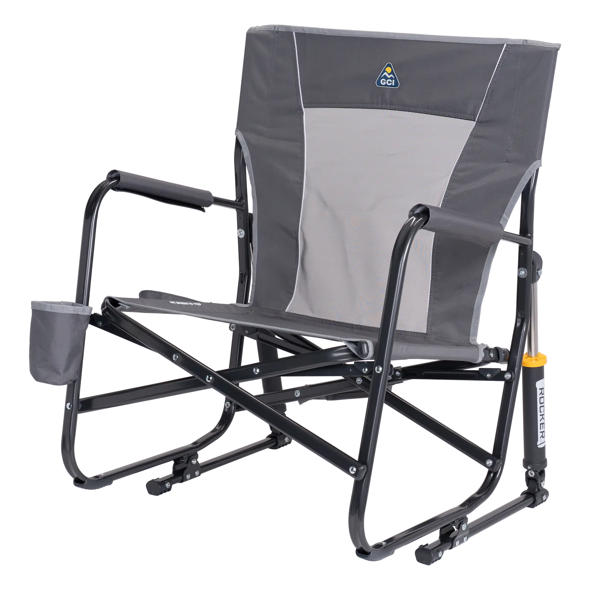 Premium All-Weather FirePit Rocker - Rocker Chair for Camping & Lawns Detail