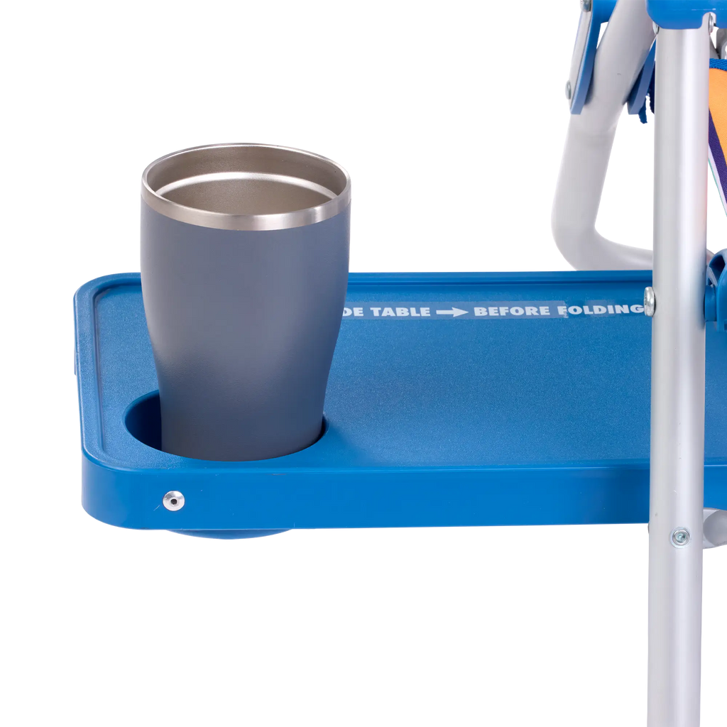 Ultra-Comfortable Big Surf with Slide Table - Camp Rocker Chair for Fishing & Beach Trips Detail