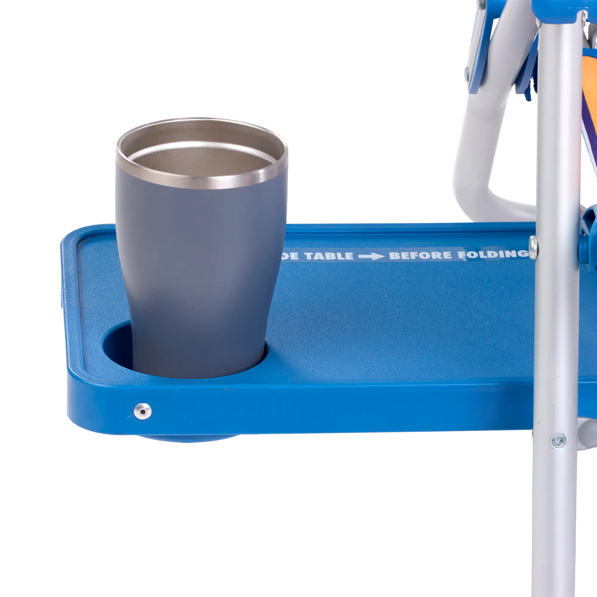 Ultra-Comfortable Big Surf with Slide Table - Camp Rocker Chair for Fishing & Beach Trips Detail