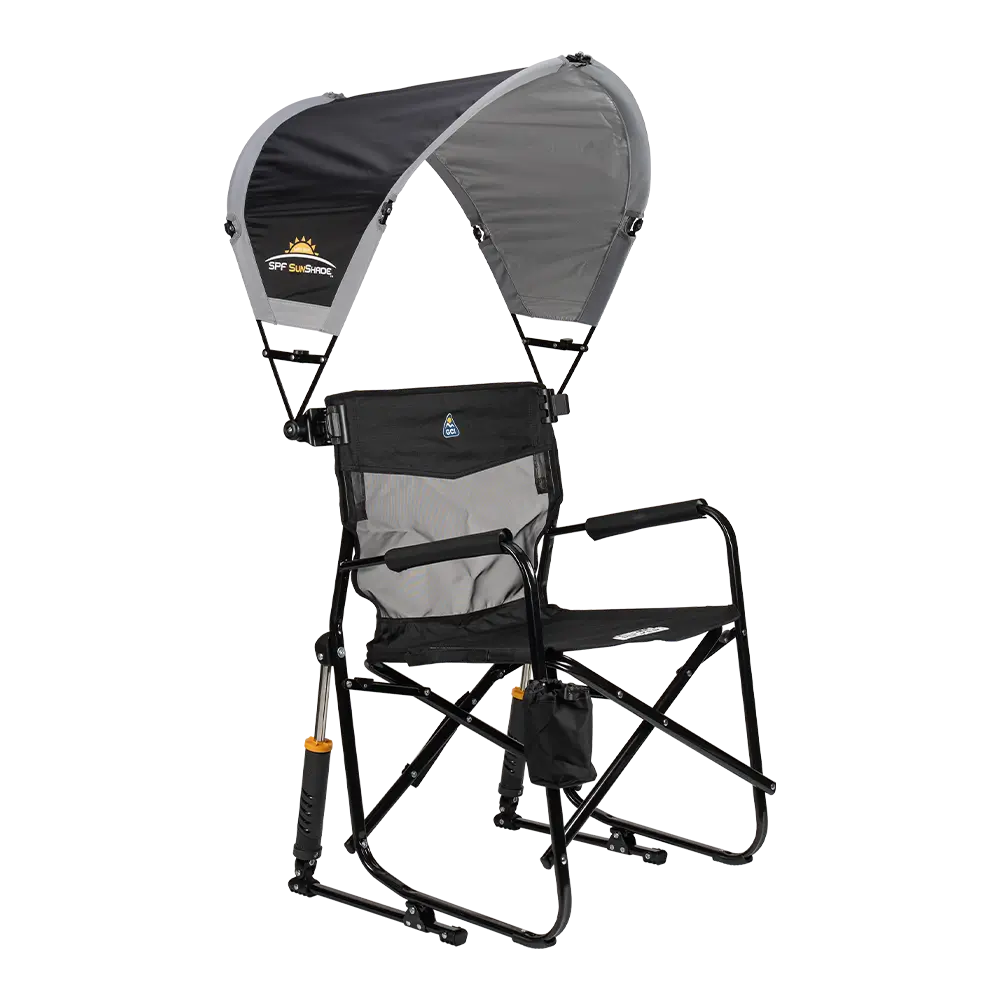 Instant Pop-Up SunShade Accessory - Black - Portable Beach Canopy with Adjustable Shade Angle Detail