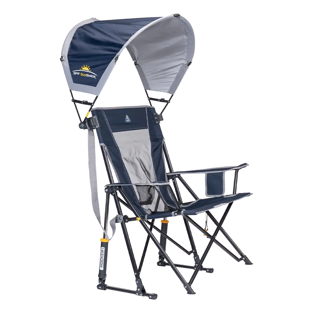 UV-Protection SunShade Accessory - Indigo - Portable Beach Canopy with Adjustable Shade Angle Detail