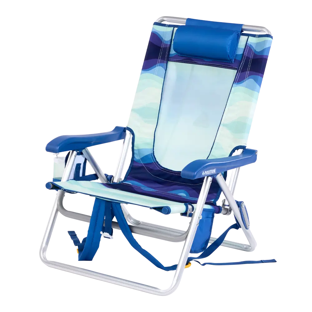Ultra-Comfortable Backpack Beach Chair - Rocker Chair for Camping & Lawns Detail