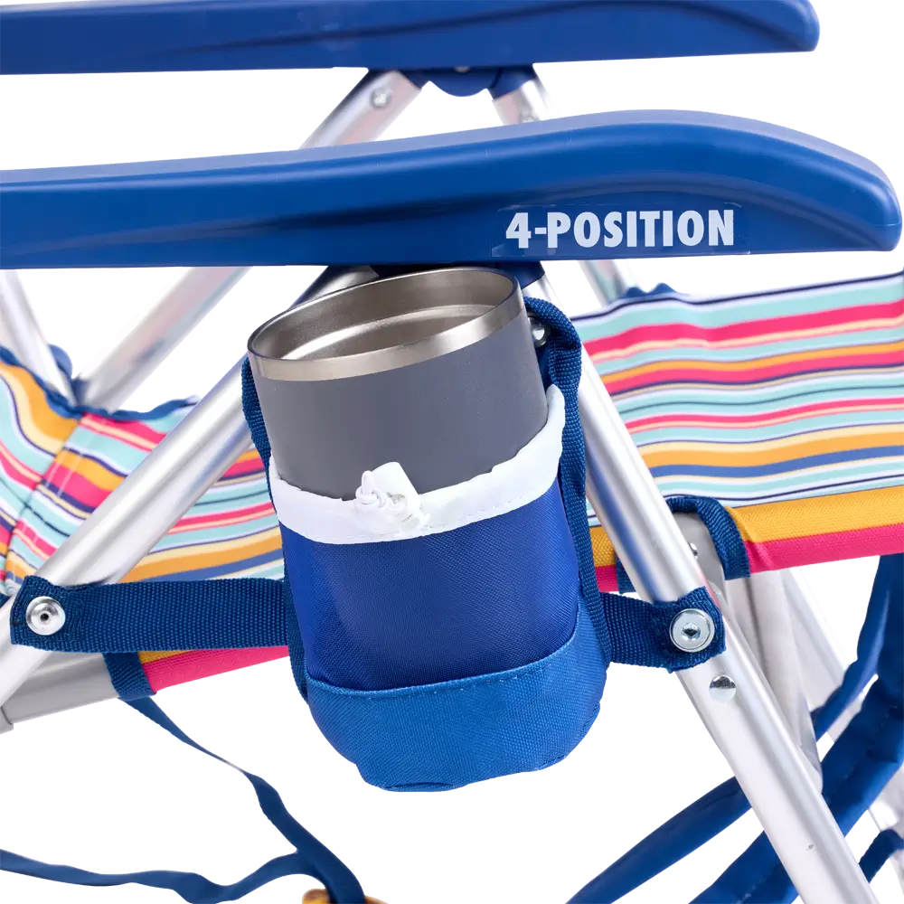 Ultra-Comfortable Backpack Beach Chair - Rocker Chair for Camping & Lawns Detail