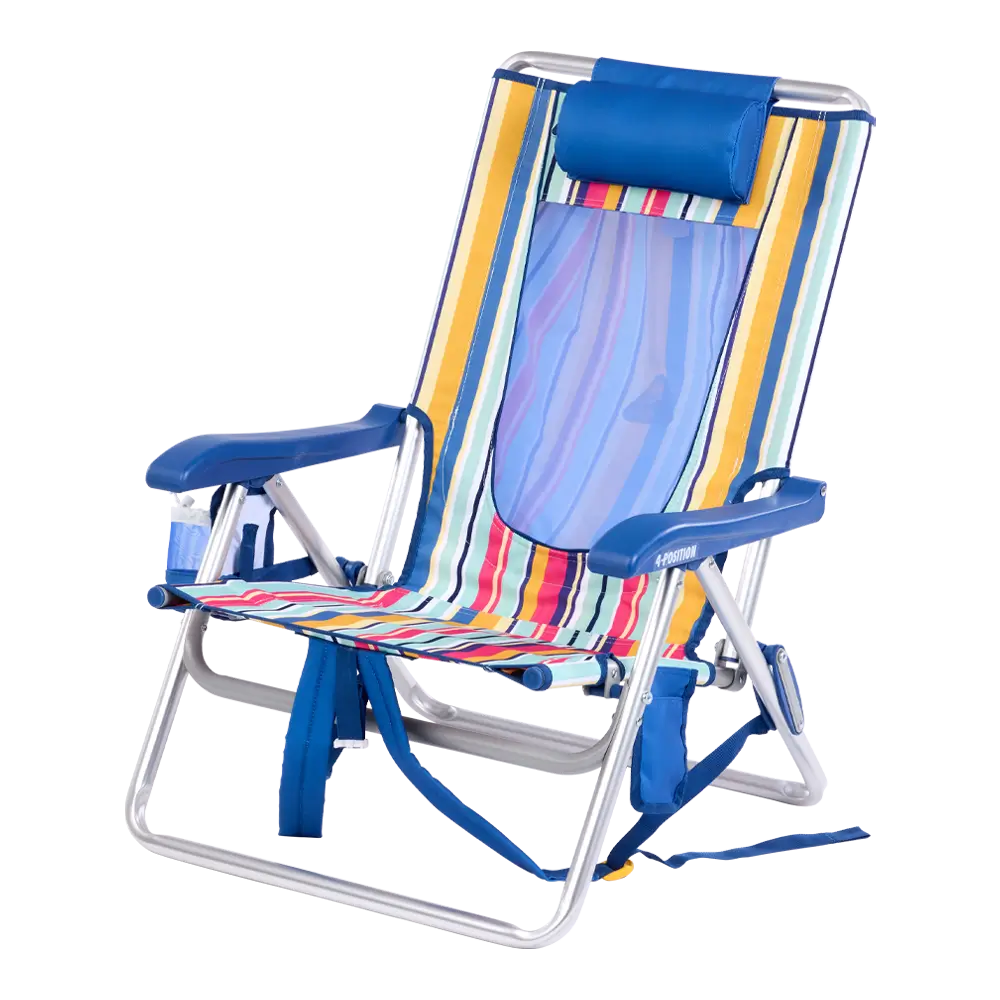 Ultra-Comfortable Backpack Beach Chair - Rocker Chair for Camping & Lawns Detail