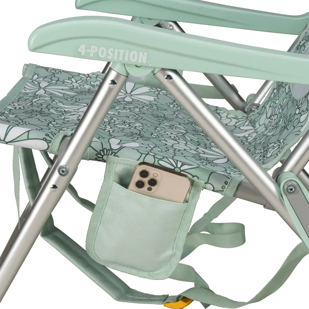 Ultra-Comfortable Backpack Beach Chair - Rocker Chair for Camping & Lawns Detail
