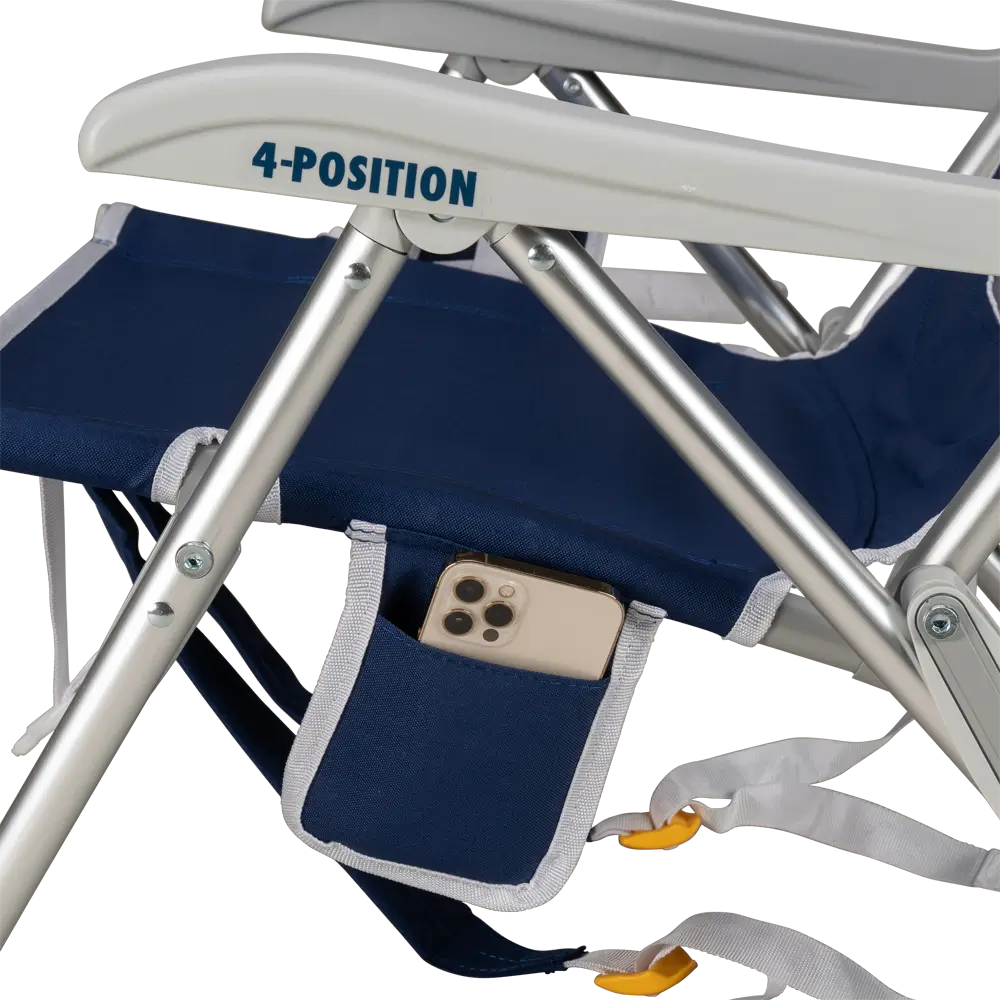 Ultra-Comfortable Backpack Beach Chair - Rocker Chair for Camping & Lawns Detail