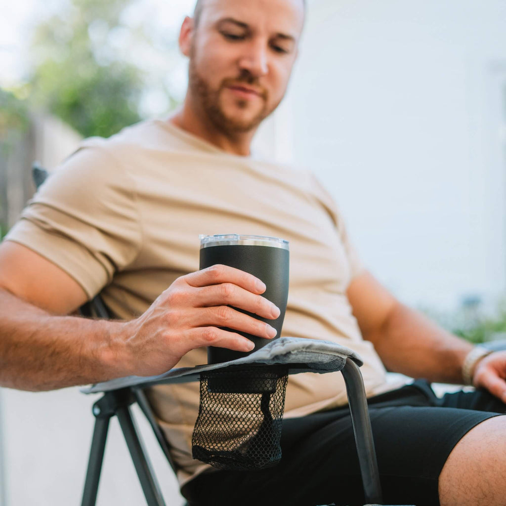 Ergonomic Portable Comfort Quad Chair - Folding Rocking Chair - Perfect for Tailgating Detail