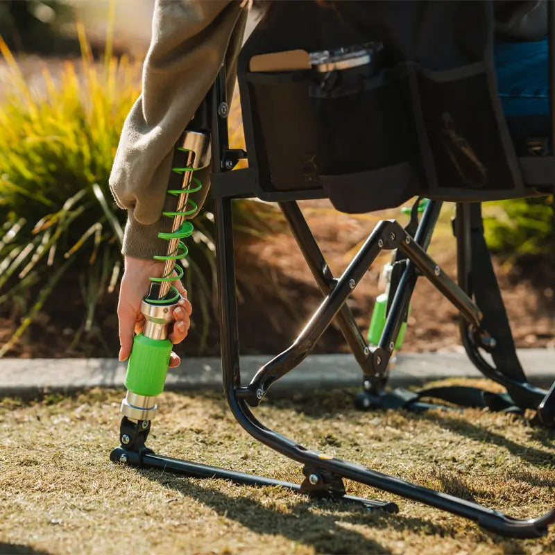 Foldable Adjustable Rocker - Rocker Chair for Camping & Lawns Detail