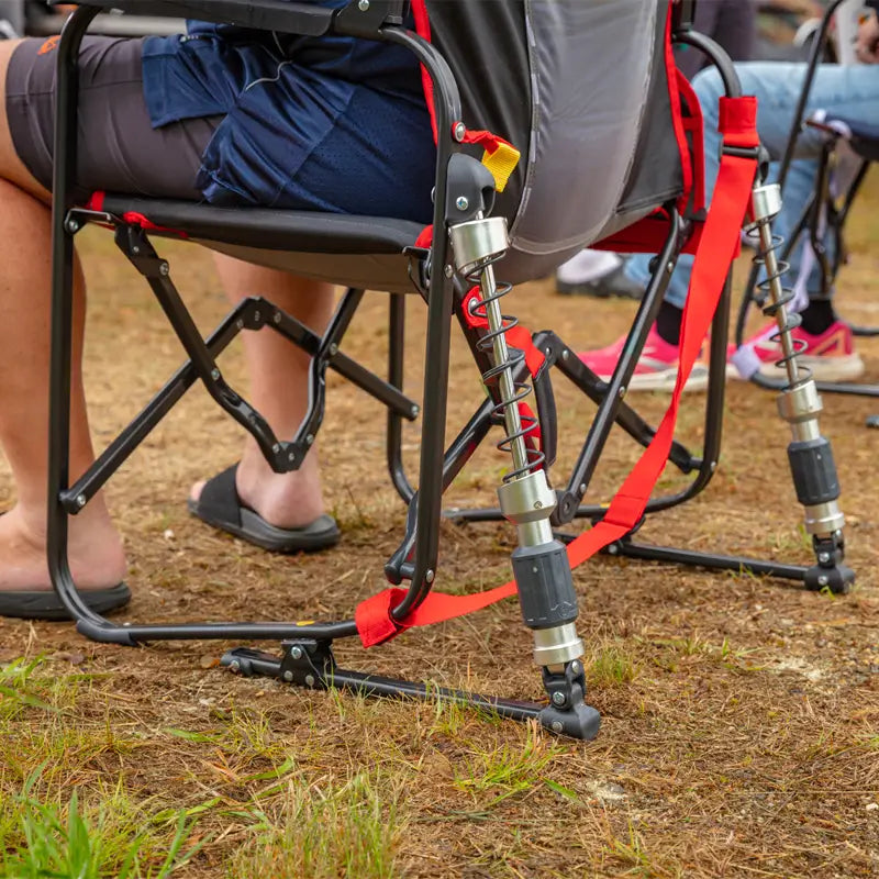 Foldable Adjustable Rocker - Rocker Chair for Camping & Lawns Detail