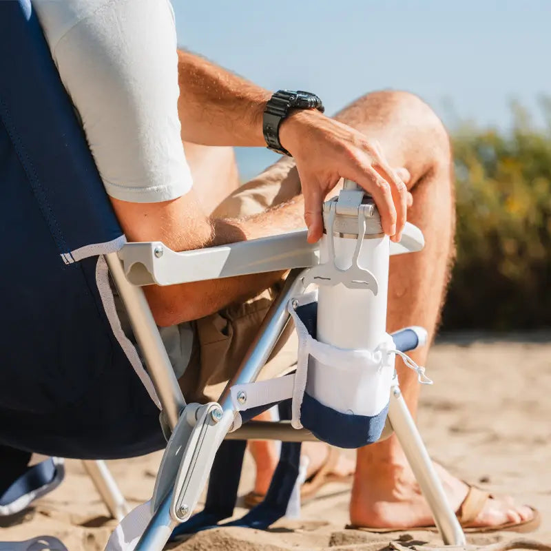 Ultra-Comfortable Backpack Beach Chair - Rocker Chair for Camping & Lawns Detail