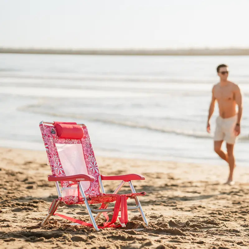 Ultra-Comfortable Backpack Beach Chair - Rocker Chair for Camping & Lawns Detail