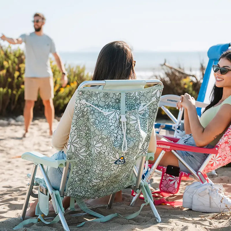 Ultra-Comfortable Backpack Beach Chair - Rocker Chair for Camping & Lawns Detail