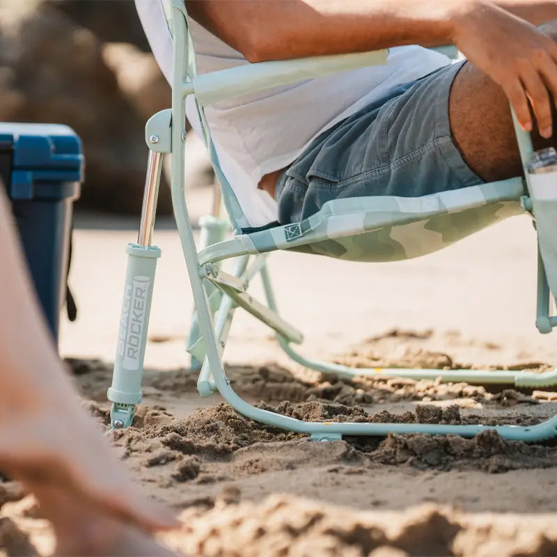 Ergonomic Portable Beach Rocker - Outdoor Rocking Chairs with Dynamic Comfort Edge Detail