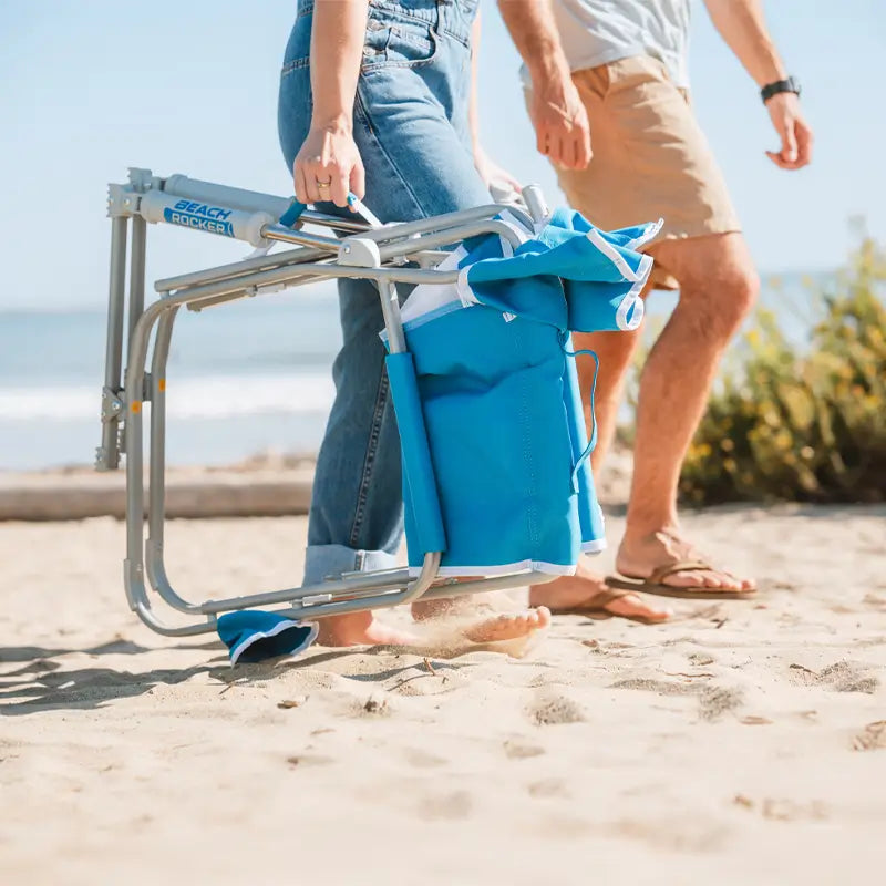 Ergonomic Portable Beach Rocker - Outdoor Rocking Chairs with Dynamic Comfort Edge Detail