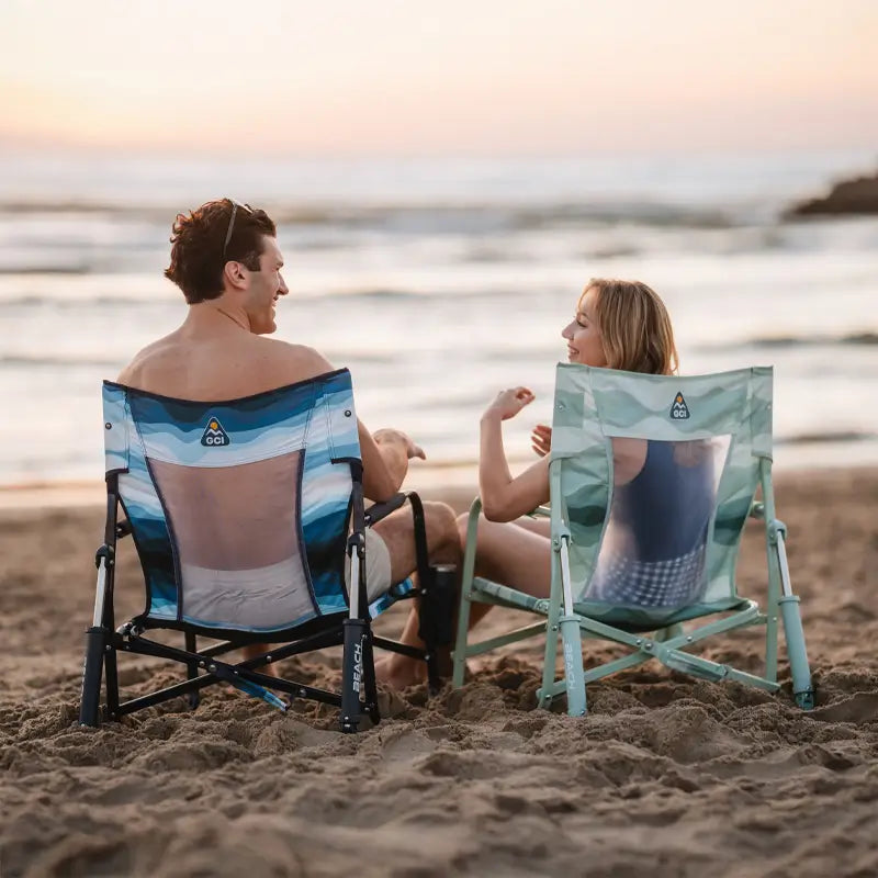 Ergonomic Portable Beach Rocker - Outdoor Rocking Chairs with Dynamic Comfort Edge Detail
