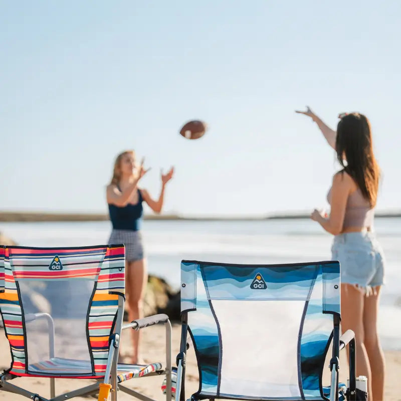 Ergonomic Portable Beach Rocker - Outdoor Rocking Chairs with Dynamic Comfort Edge Detail