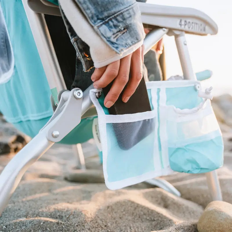 Ergonomic Portable Bi-Fold Beach Chair - Folding Rocking Chair - Perfect for Tailgating Detail
