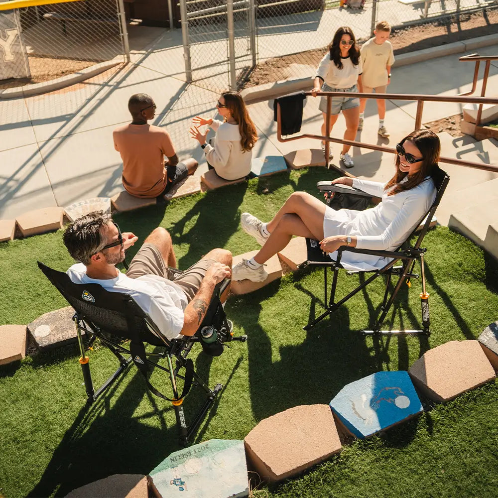 Premium All-Weather BreezeRocker - Outdoor Rocking Chairs with Dynamic Comfort Edge Detail