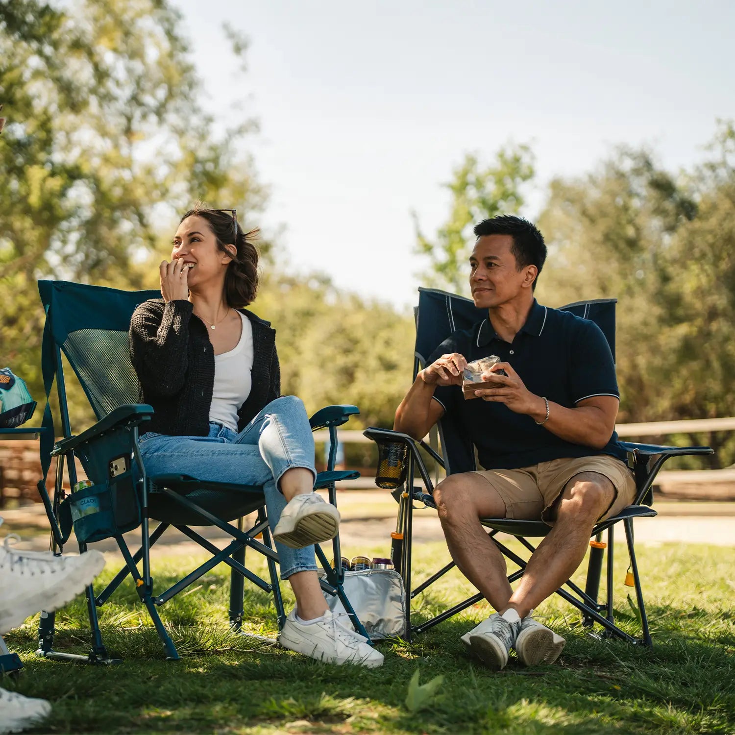 Premium All-Weather BreezeRocker - Outdoor Rocking Chairs with Dynamic Comfort Edge Detail