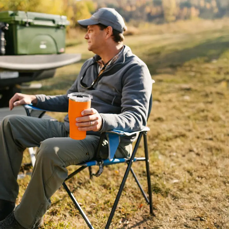 Ergonomic Portable Comfort Quad Chair - Folding Rocking Chair - Perfect for Tailgating Detail