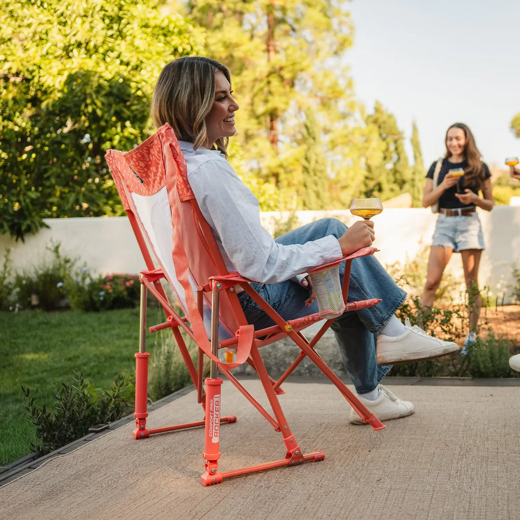Heavy Duty Comfort Pro Rocker - Outdoor Rocking Chairs with Dynamic Comfort Edge Detail