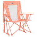Heavy Duty Comfort Pro Rocker - Outdoor Rocking Chairs with Dynamic Comfort Edge - Coral Garden