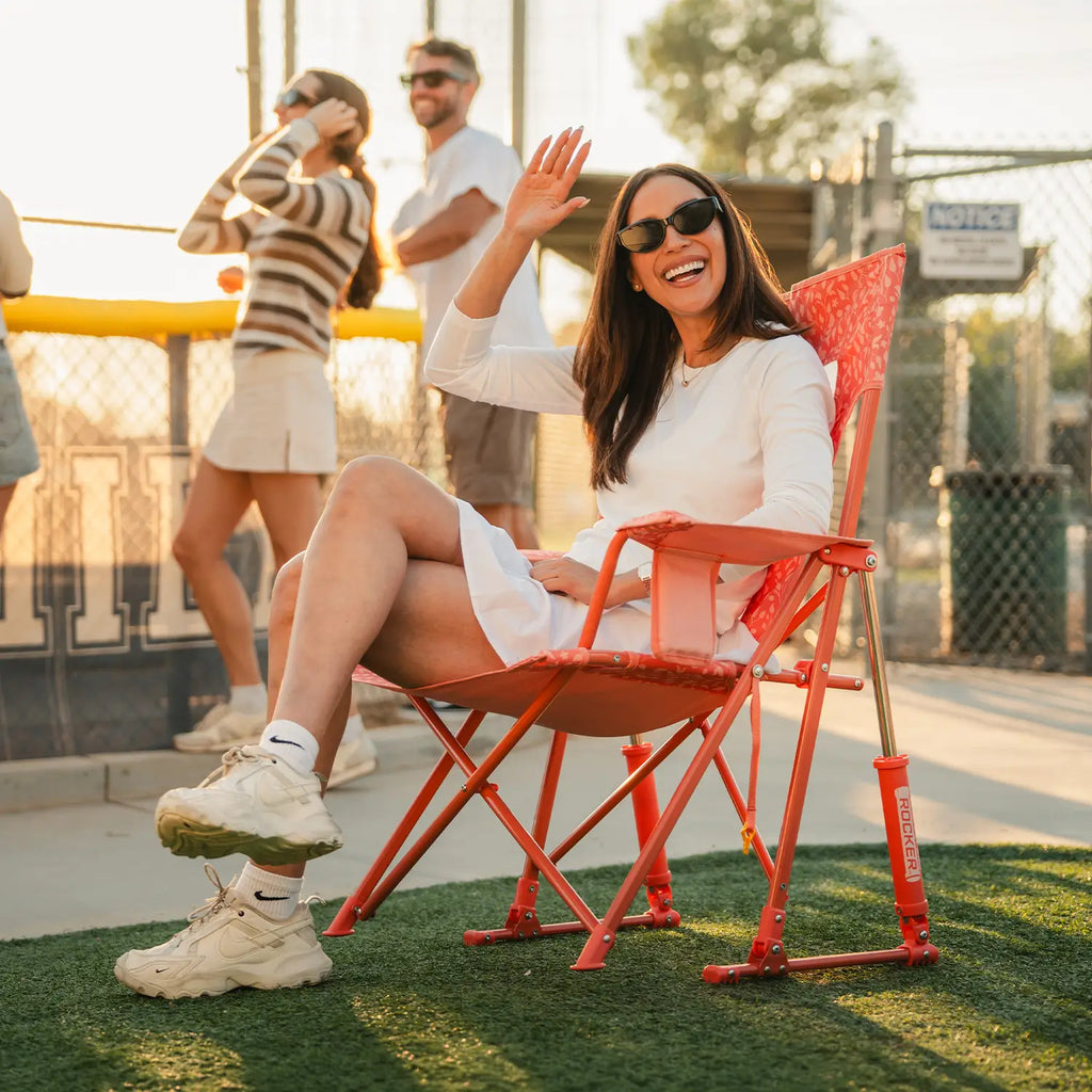Heavy Duty Comfort Pro Rocker - Outdoor Rocking Chairs with Dynamic Comfort Edge Detail