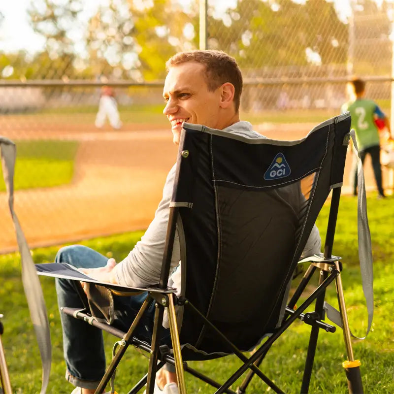 Heavy Duty Comfort Pro Rocker - Outdoor Rocking Chairs with Dynamic Comfort Edge Detail