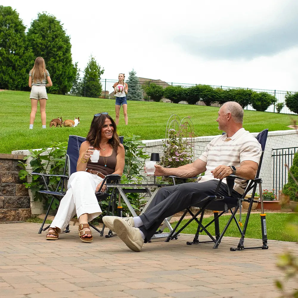 Heavy Duty Comfort Pro Rocker - Outdoor Rocking Chairs with Dynamic Comfort Edge Detail