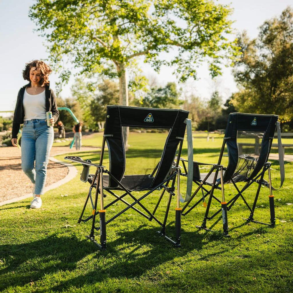 Heavy Duty Comfort Pro Rocker - Outdoor Rocking Chairs with Dynamic Comfort Edge Detail