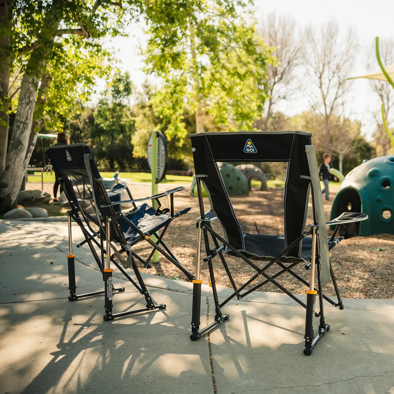 Heavy Duty Comfort Pro Rocker - Outdoor Rocking Chairs with Dynamic Comfort Edge Detail