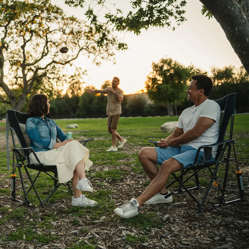 Heavy Duty Comfort Pro Rocker - Outdoor Rocking Chairs with Dynamic Comfort Edge Detail