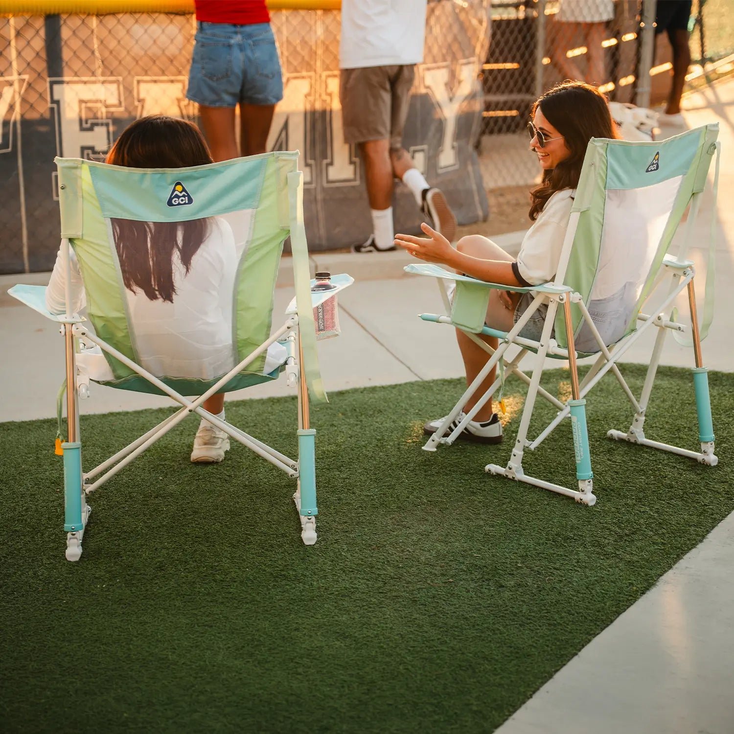 Heavy Duty Comfort Pro Rocker - Outdoor Rocking Chairs with Dynamic Comfort Edge Detail