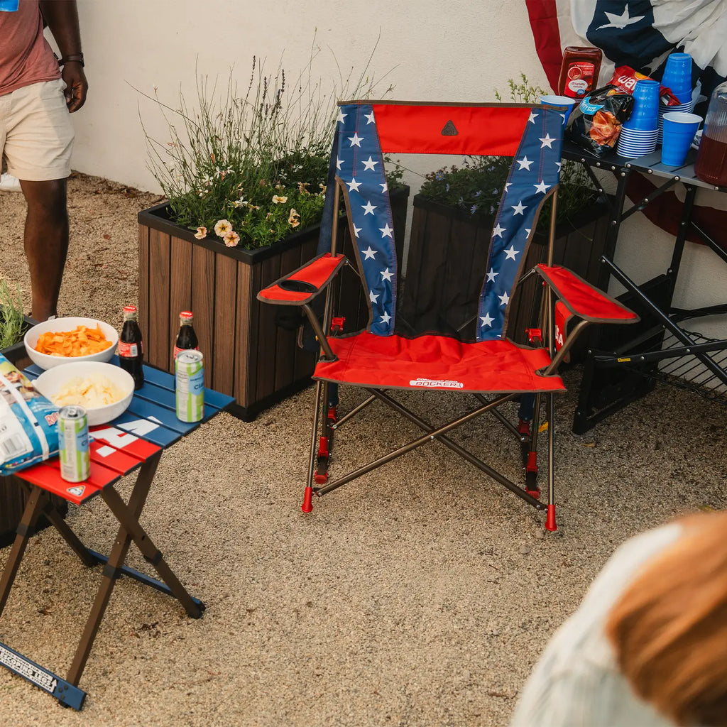 Heavy Duty Comfort Pro Rocker - Outdoor Rocking Chairs with Dynamic Comfort Edge Detail