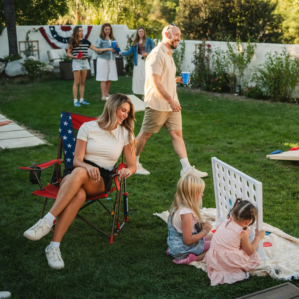 Heavy Duty Comfort Pro Rocker - Outdoor Rocking Chairs with Dynamic Comfort Edge Detail
