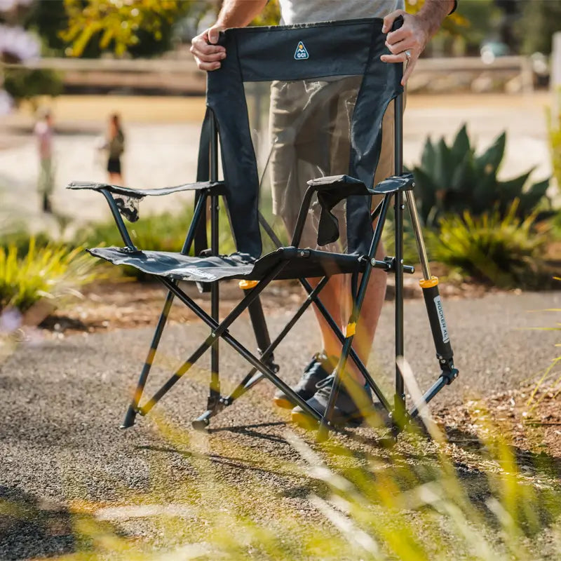 Ergonomic Portable Comfort Pro Rocker XL - Folding Rocking Chair - Perfect for Tailgating Detail
