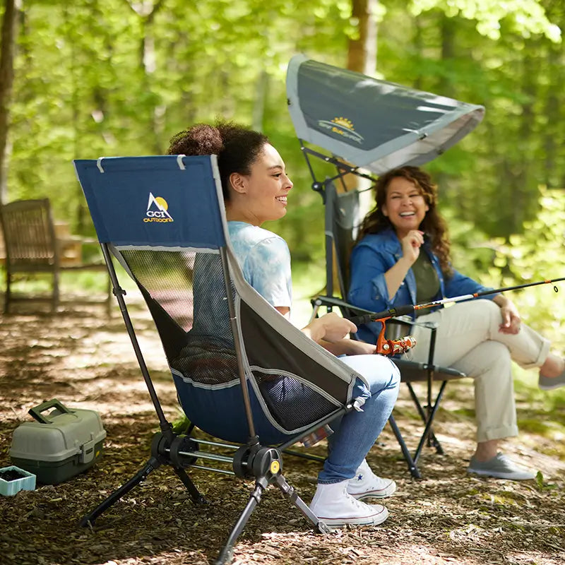 Ergonomic Portable ComPack Rocker - Outdoor Rocking Chairs with Dynamic Comfort Edge Detail