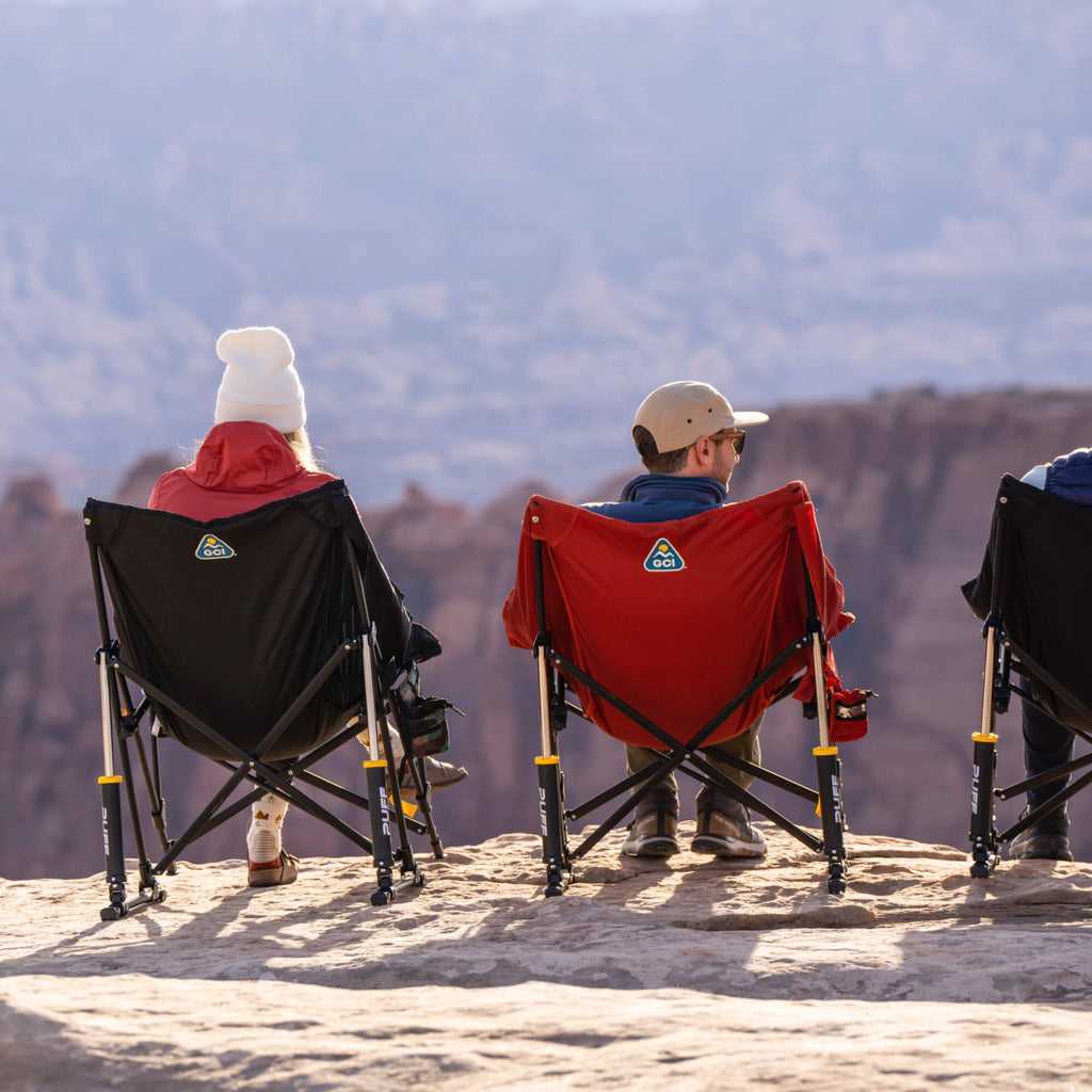 Premium All-Weather Puff Rocker - Outdoor Rocking Chairs with Dynamic Comfort Edge Detail