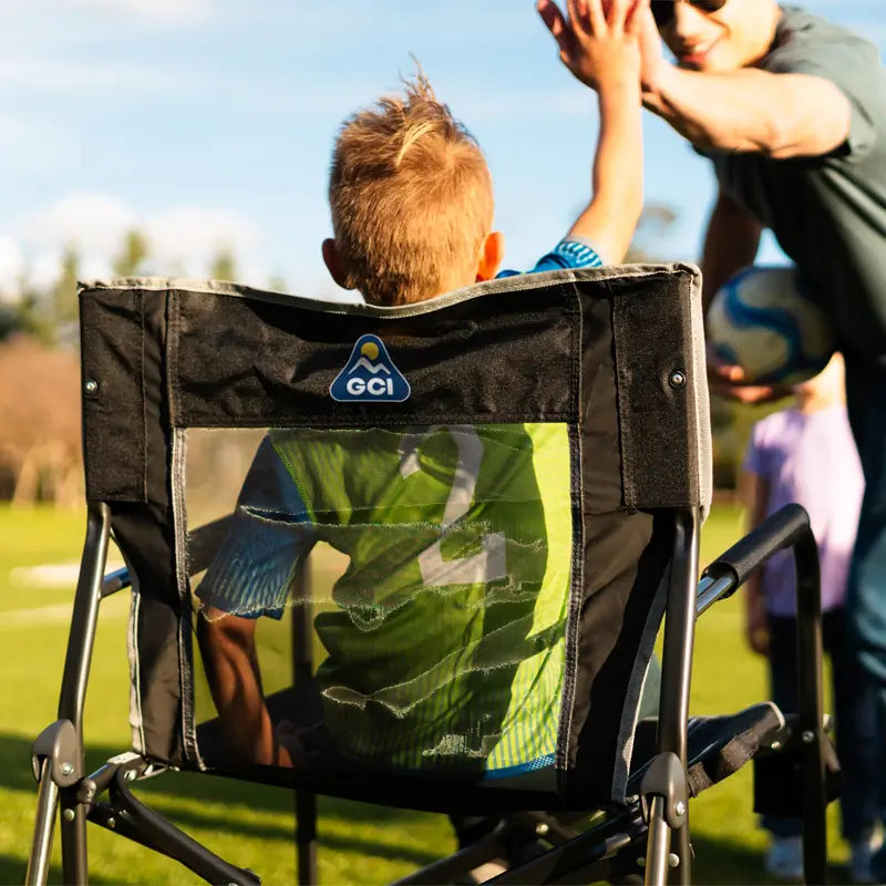 Ergonomic Portable Freestyle Rocker - Folding Rocking Chair - Perfect for Tailgating Detail