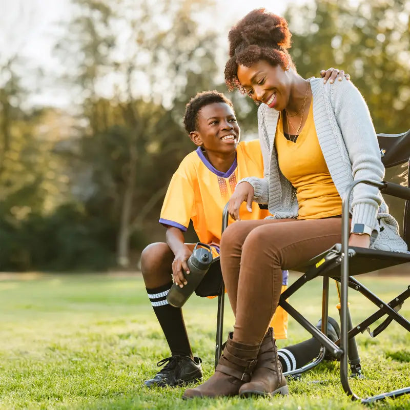 Ergonomic Portable Freestyle Rocker - Folding Rocking Chair - Perfect for Tailgating Detail